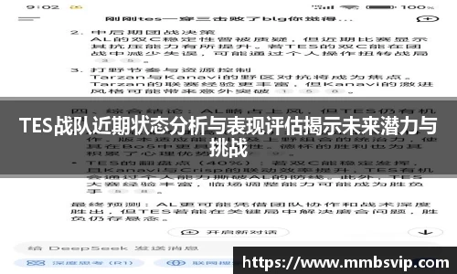 TES战队近期状态分析与表现评估揭示未来潜力与挑战